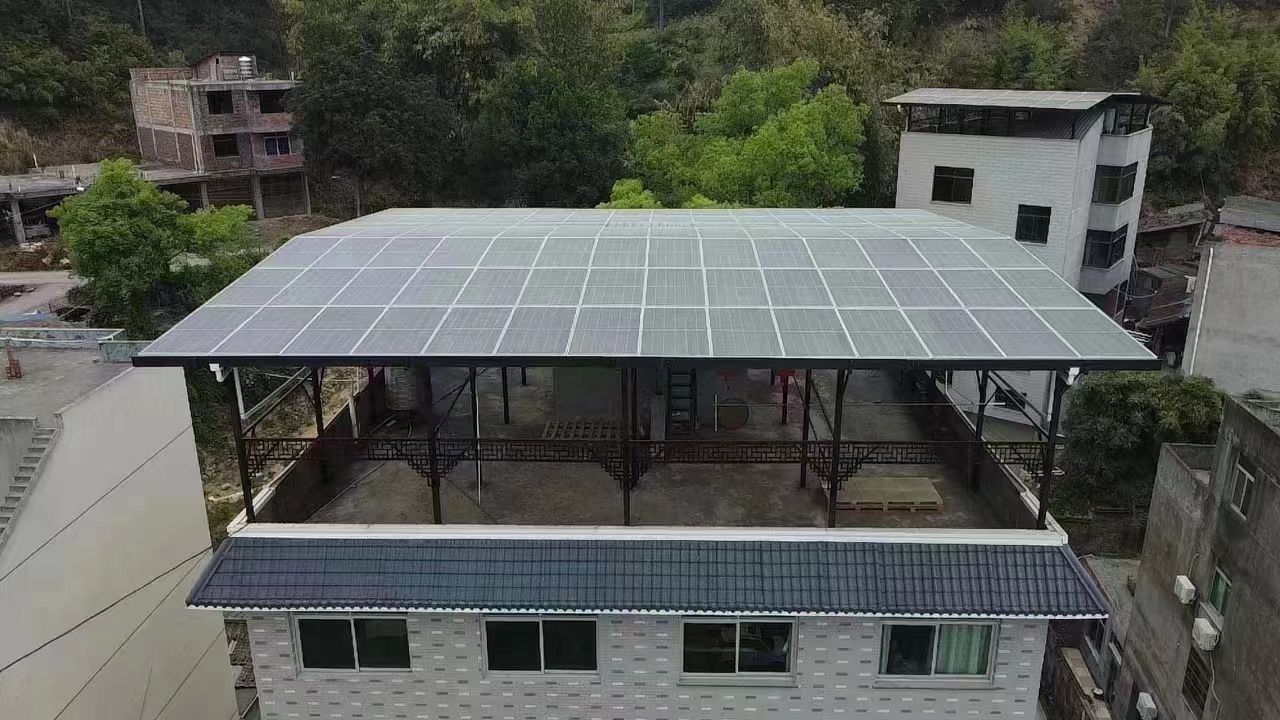 景德镇15kw+10kwh自建别墅家庭光伏储能系统